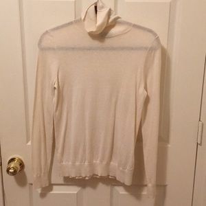Massimo Dutti silk cot cashmere turtleneck sweater